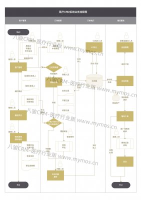 八骏CRM医疗版业务流程示例